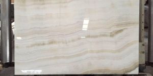 White Onyx Marble Slab