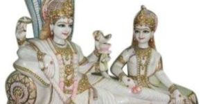 Marble Shesh Siya Statue