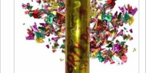 GOLD PARTY POPPER