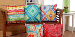 Digital Printed Jute Cushion Covers