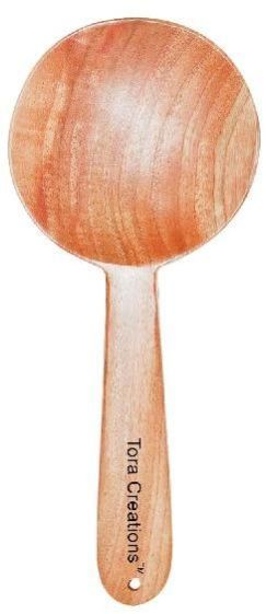 Neem Wood Handmade Round Serve Cooking Ladles