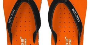 Orange Flat Ladies Slippers