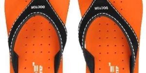 Orange Medicated Ladies Slippers