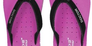 Purple Flat Ladies Slippers