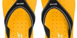 Yellow Medicated Ladies Slippers