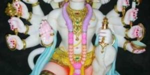 Marble Panchmukhi Hanuman Statue
