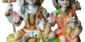 Marble Shiv Parivar Statue