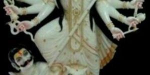White Marble Durga Mata Statue