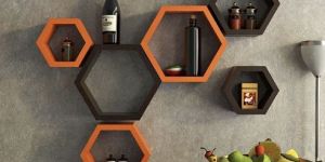 Wooden Wall Rack Stand