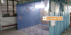 Paint Booth with Suction Filter