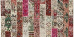 Hand Knotted Patchwork Carpet