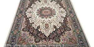 Kashmiri Hand Knotted Silk Carpet