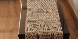 Boho Cotton Macrame Table Runner