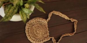Jute Crochet Shoulder Bag