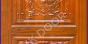 Designer African Teak Wood Carving Door