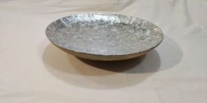 Aluminium Wooden Pedestal Bowl