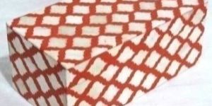 Red and White MDF Box