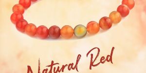 Certified Red Agate Bracelet