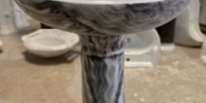 VW3009 Vitrosa Star Gold Series Pedestal Wash Basin