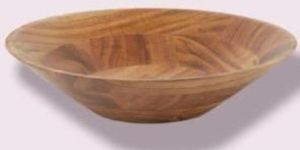 Mango Wood Flat Bowl
