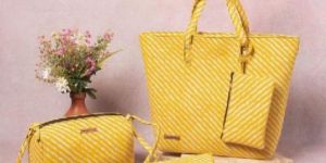Upcycled Stripes Leheriya Bags