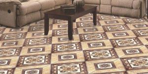 Glossy Ivory Vitrified Floor Tiles