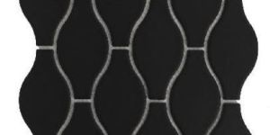 Lantern Matt Black Mosaic Tiles