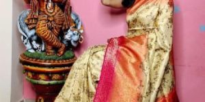 Banarasi Printed Silk Saree