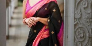 Kanchipuram Silk Woven Print Saree