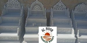 White Marble Mimbar Mehraab