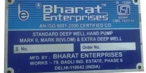 Aluminium Name Plate