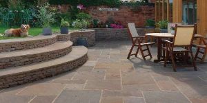 Autumn Brown Sandstone Slabs