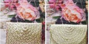Jute Clutch Purse
