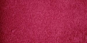 Laminated Maroon Cotton Terry Fabric