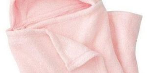 Peach Baby Fleece Cartoon Towel