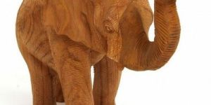 Wooden Elephant Statue