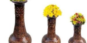 Wooden Flower Vase