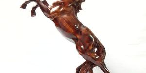 Wooden Horse Statue