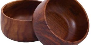 Wooden Round Bowls