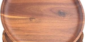 Wooden Round Plates
