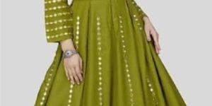 13205 Designer Anarkali Gown