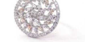 Round Cz Finger Ring