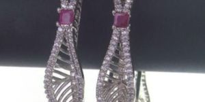 Ruby Emerald Cz Bangles