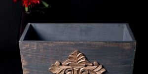 Wooden Antique Finish Planter