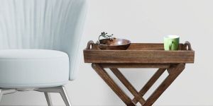 Wooden Foldable Tray Table