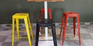 Wooden Bar Table Stool Set
