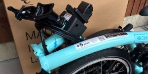 BROMPTON H6L ELECTRIC TURKISH GREEN E-FOLDING BICYCLE