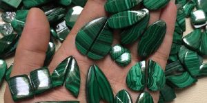 Malachite Cabochon Gemstone