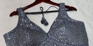 Imported Net Sequence Zara Sequin Blouse