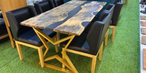 EPOXY RESIN DINNING TABLE